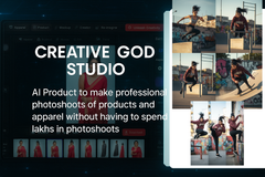 Creative God Studio – Create Professional Product Photos with AI (No Photoshoot Needed)