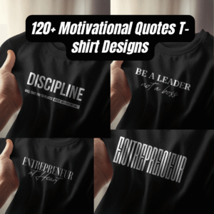 120+ motivational quotes t shirt designs