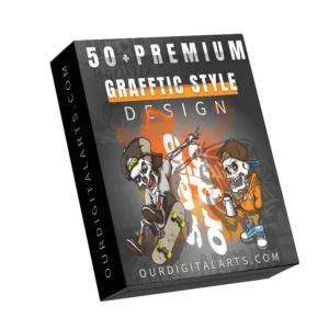 50+ Premium Grafftic Style POD T-Shirt Design