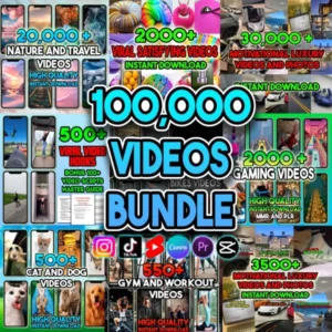 100,000+ Viral Hook Ready-Made Reels Bundle